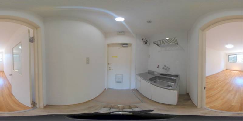 パノラマ画像キッチン