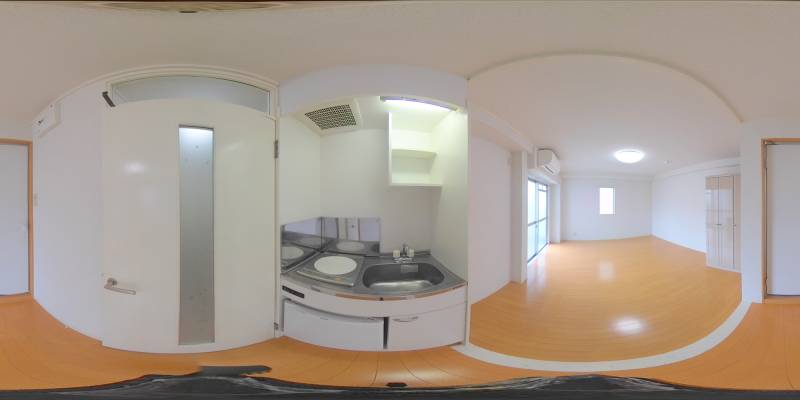 パノラマ画像キッチン