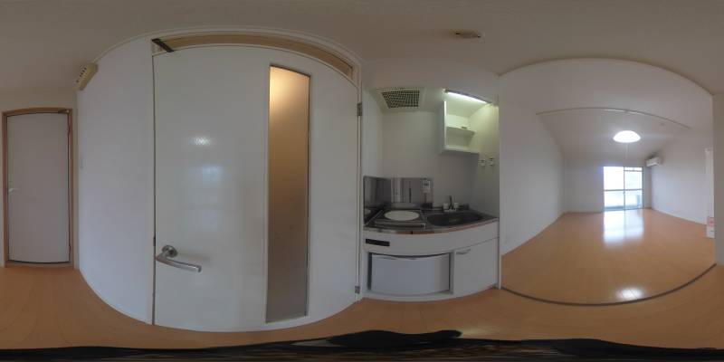 パノラマ画像キッチン