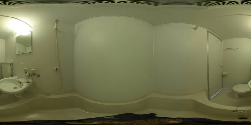 パノラマ画像バスルーム
