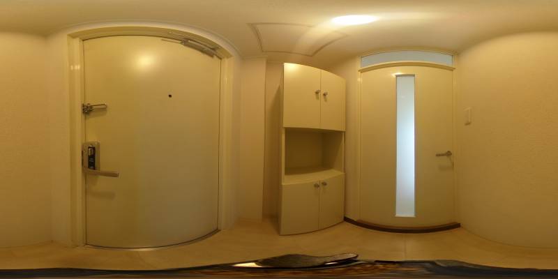 パノラマ画像玄関