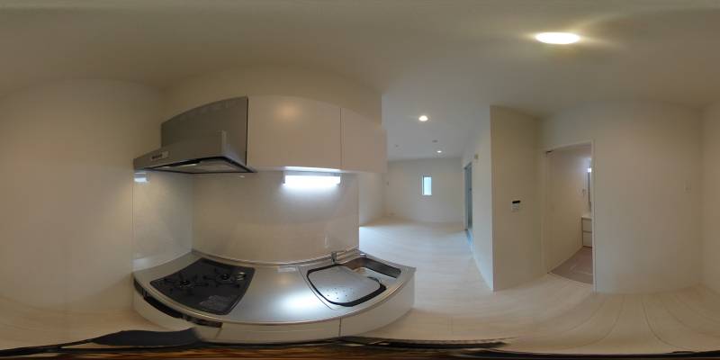 パノラマ画像キッチン