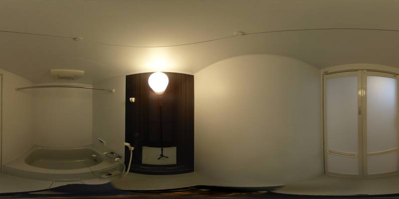 パノラマ画像バスルーム