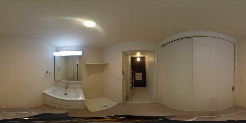 パノラマ画像洗面所