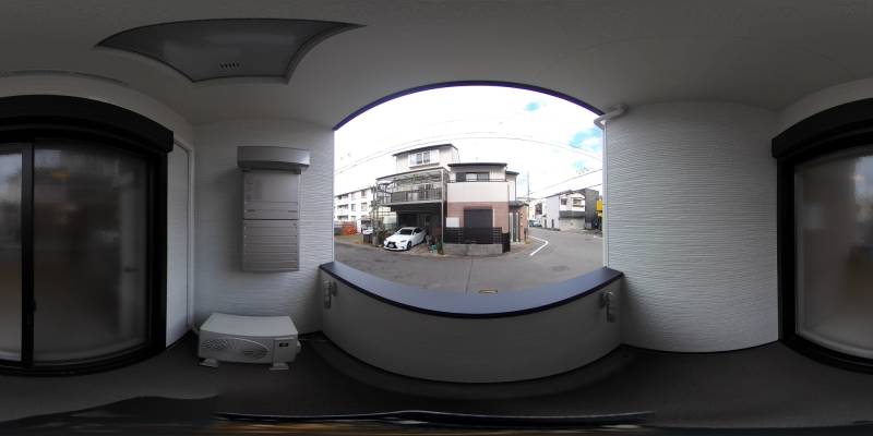 パノラマ画像バルコニー