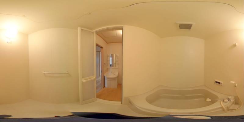 パノラマ画像バスルーム
