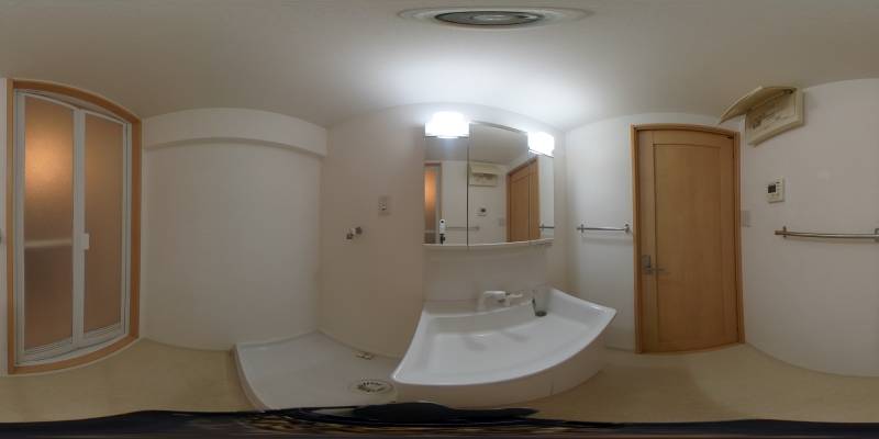 パノラマ画像洗面所