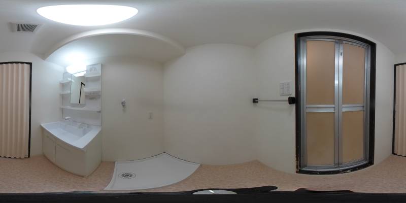 パノラマ画像洗面所