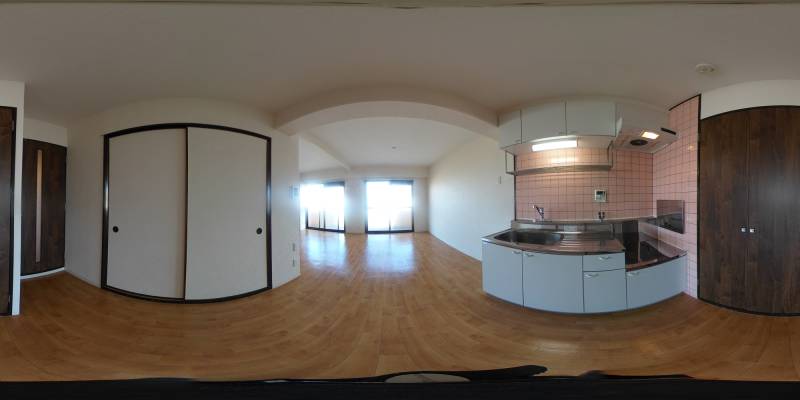 パノラマ画像キッチン