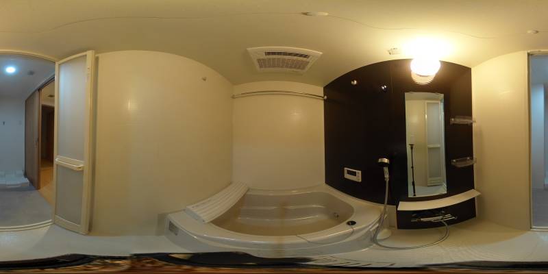 パノラマ画像バスルーム