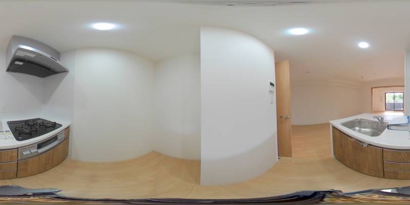 パノラマ画像キッチン