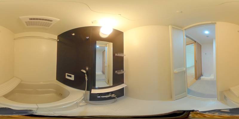 パノラマ画像バスルーム