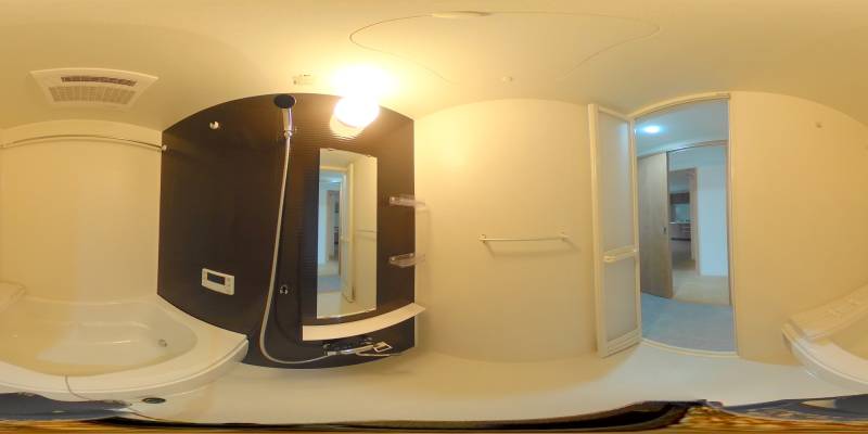 パノラマ画像バスルーム