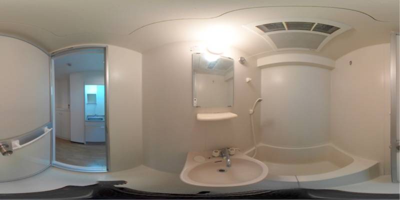 パノラマ画像バスルーム