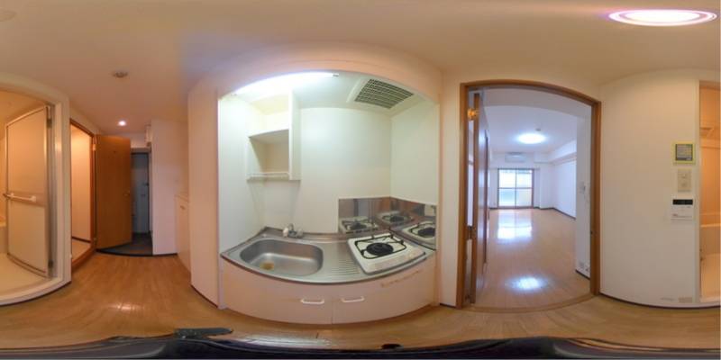 パノラマ画像キッチン