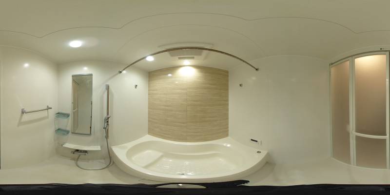 パノラマ画像バスルーム