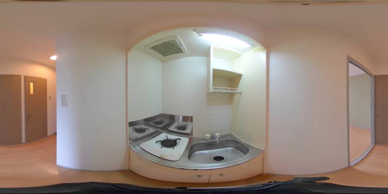 パノラマ画像キッチン