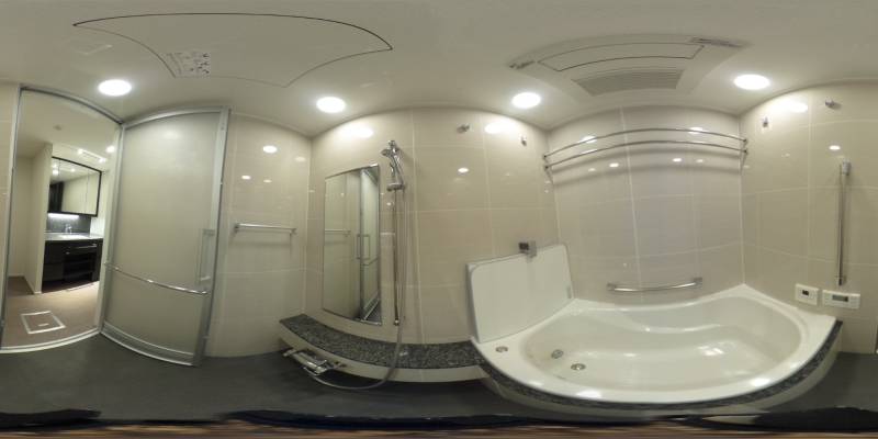 パノラマ画像バスルーム