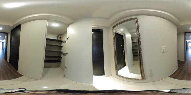 パノラマ画像玄関