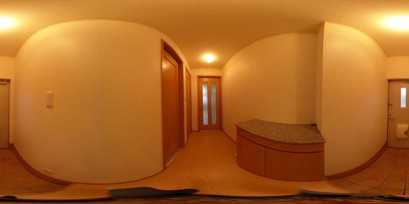 パノラマ画像玄関