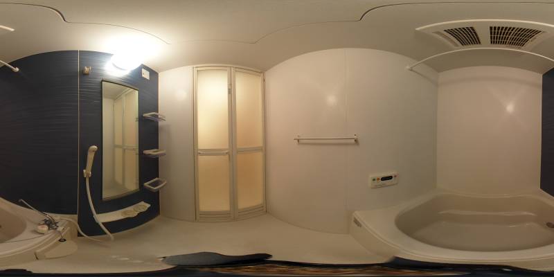 パノラマ画像バスルーム