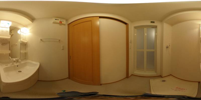 パノラマ画像洗面所