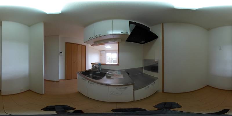 パノラマ画像キッチン