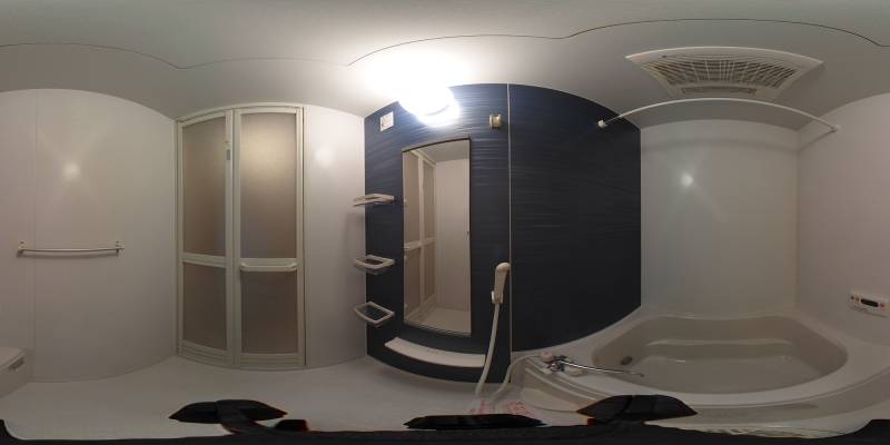 パノラマ画像バスルーム