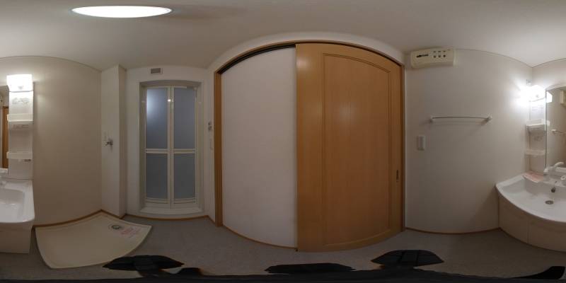 パノラマ画像洗面所