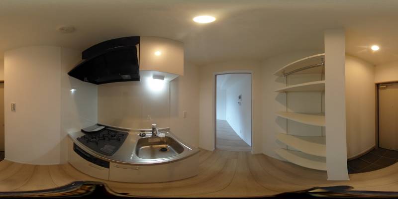 パノラマ画像キッチン