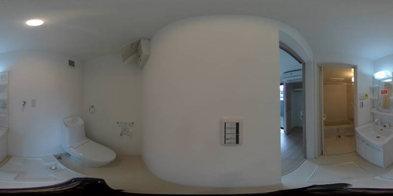 パノラマ画像洗面所