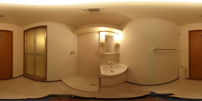 パノラマ画像洗面所