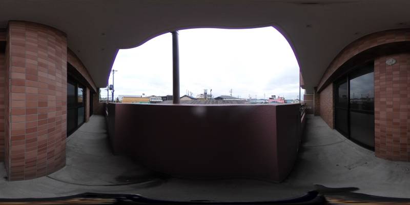 パノラマ画像バルコニー