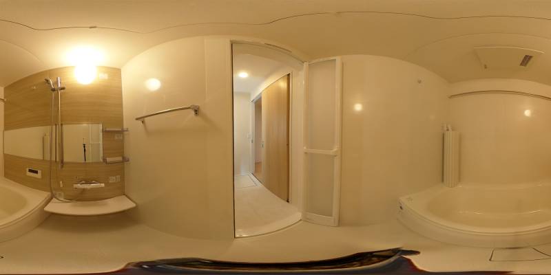 パノラマ画像バスルーム