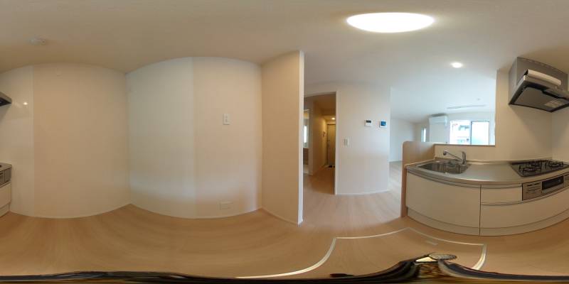 パノラマ画像キッチン