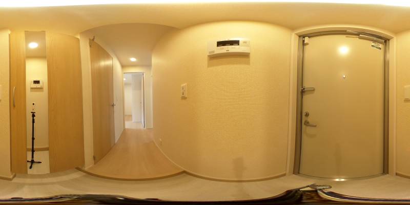 パノラマ画像玄関