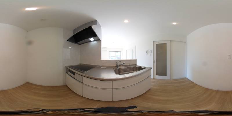 パノラマ画像キッチン