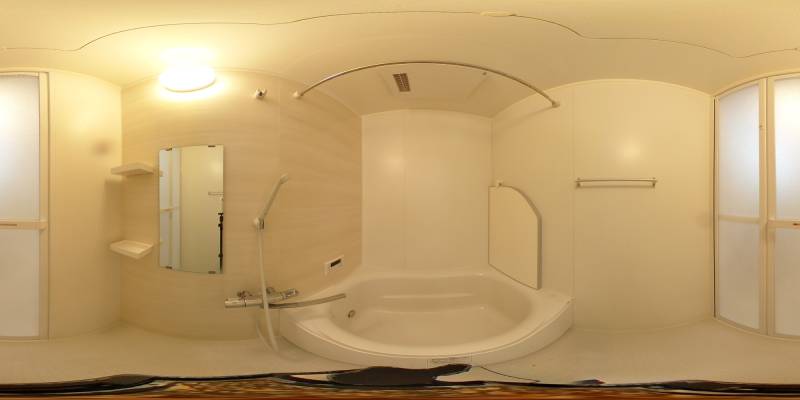 パノラマ画像バスルーム