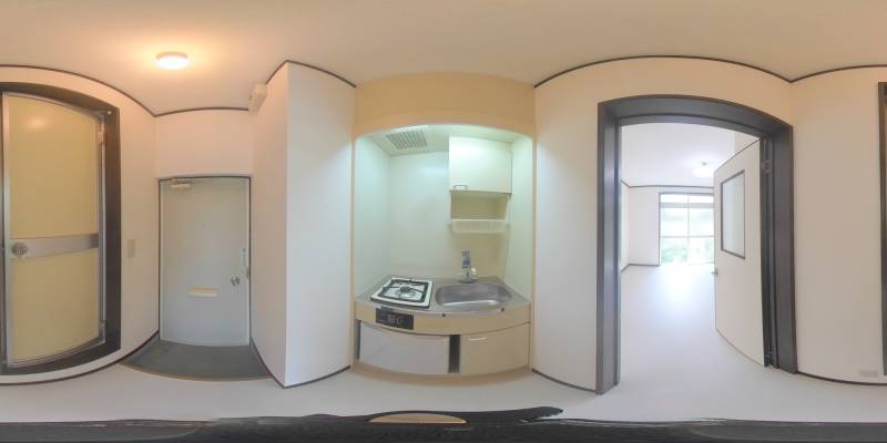 パノラマ画像キッチン