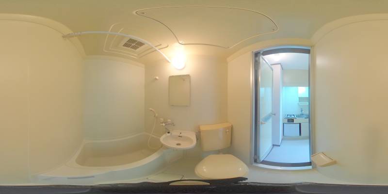 パノラマ画像バスルーム