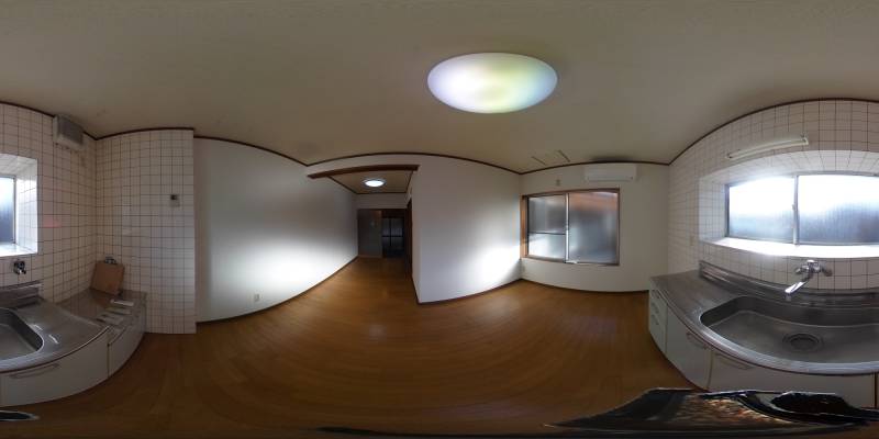 パノラマ画像キッチン