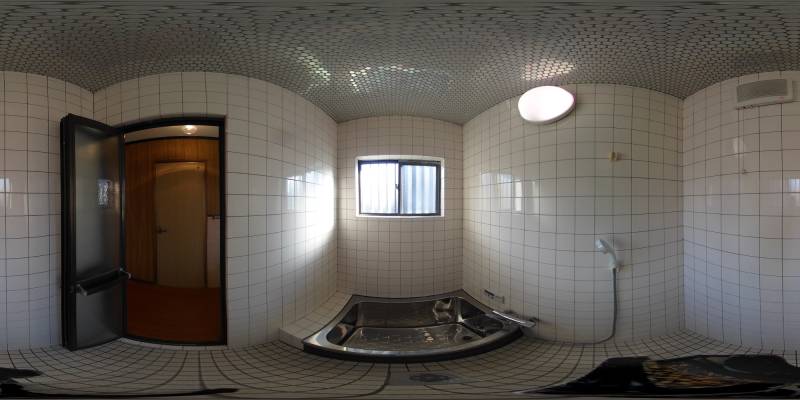 パノラマ画像バスルーム