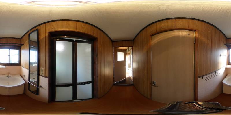 パノラマ画像洗面所