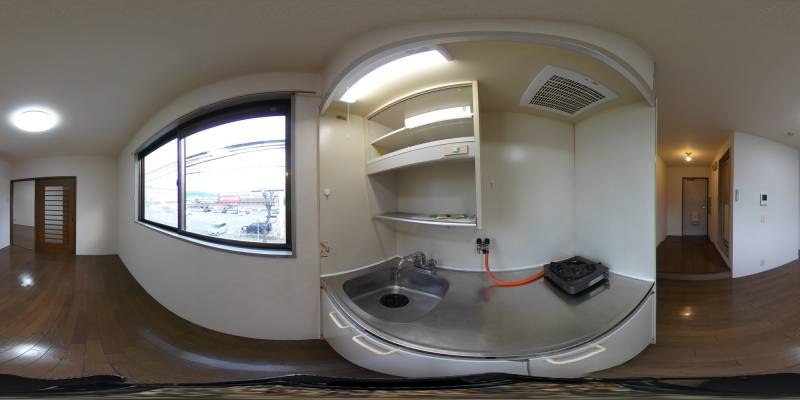 パノラマ画像キッチン