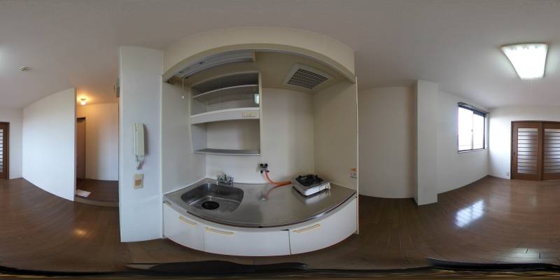 パノラマ画像キッチン