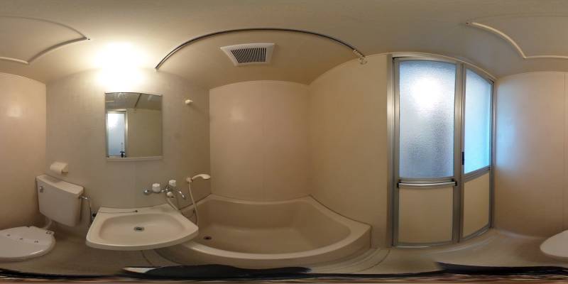 パノラマ画像バスルーム