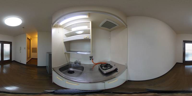 パノラマ画像キッチン