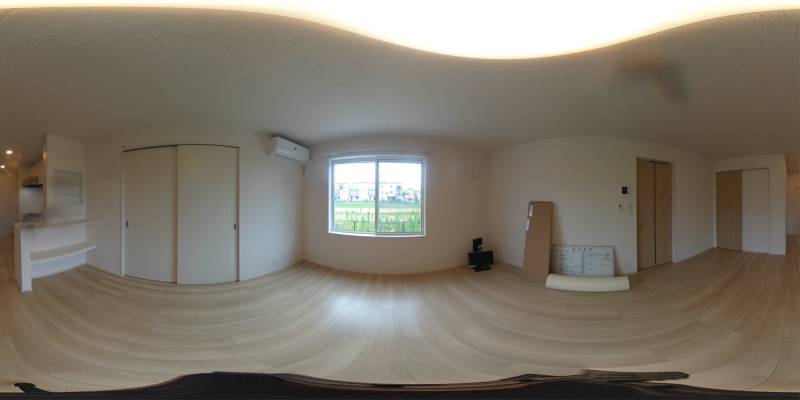 パノラマ画像リビング