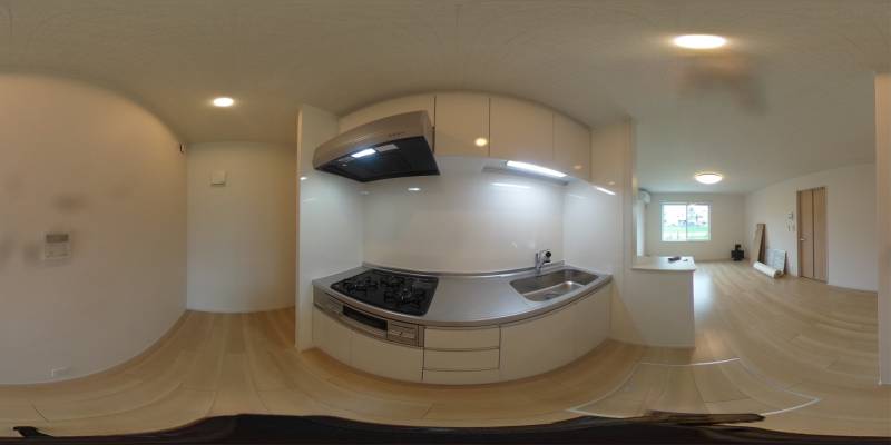 パノラマ画像キッチン
