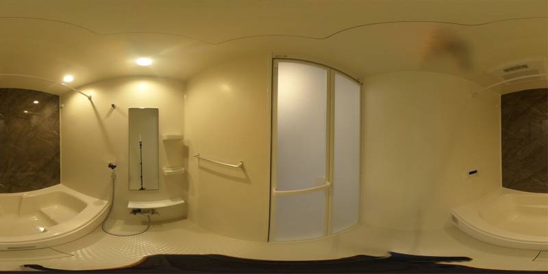 パノラマ画像バスルーム